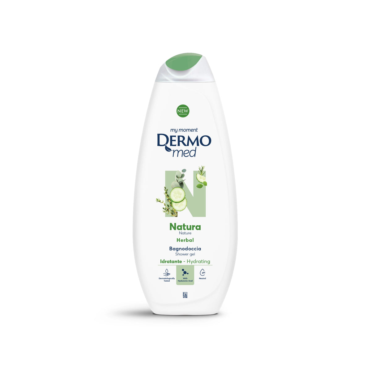 ديرمو ميد جل استحمام مرطب - 650 مل - HERBAL