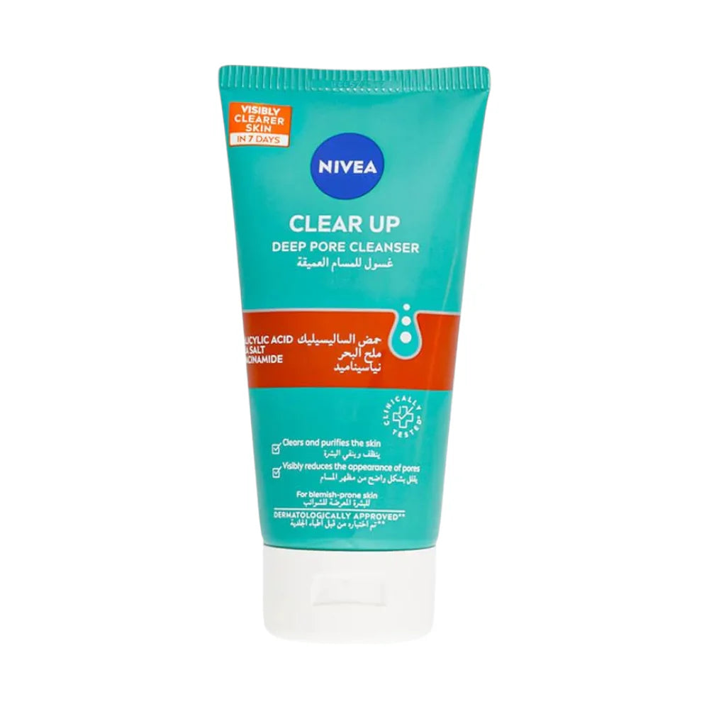 NIVEA CLEAN UP DEEP PORE CLEANSER FACE WASH