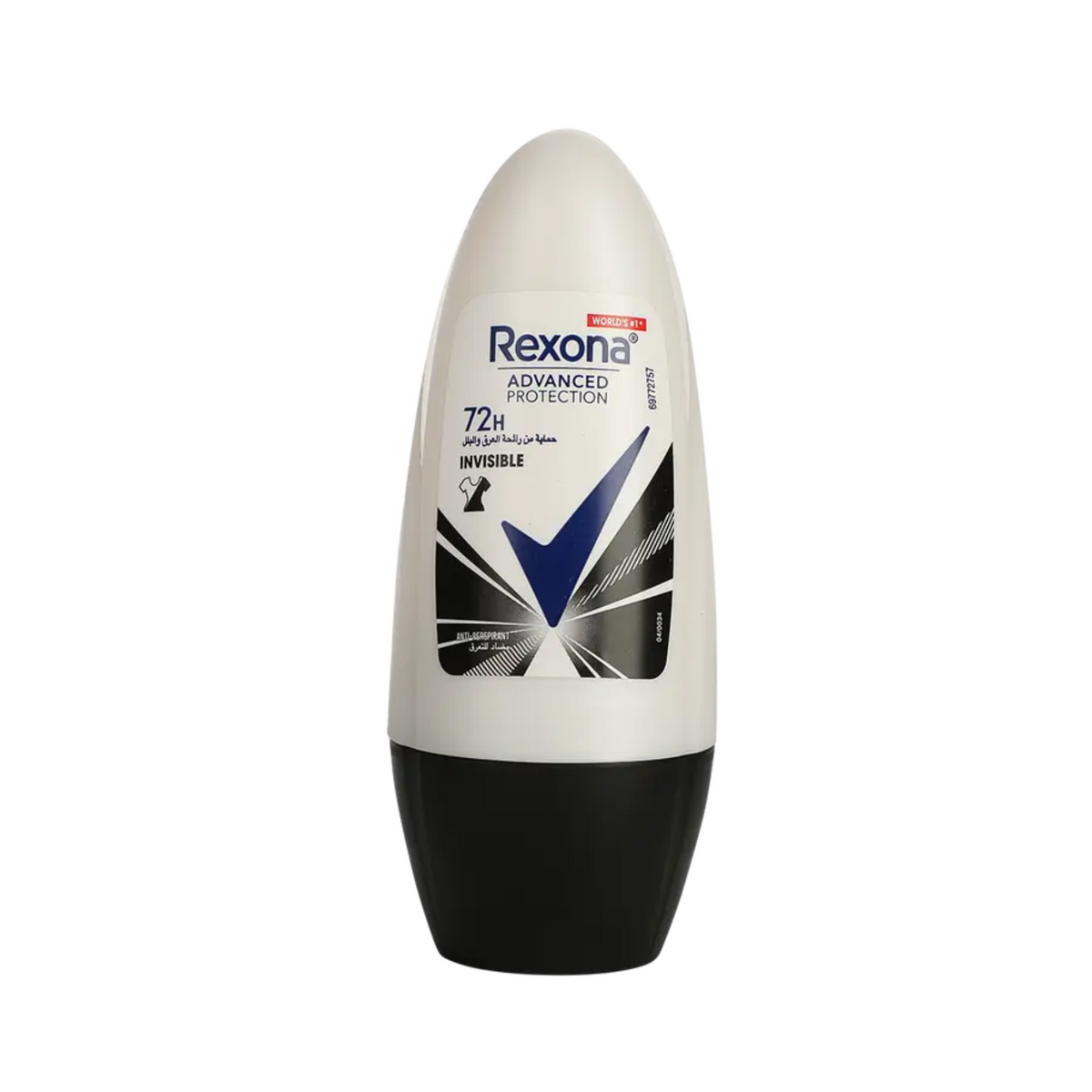 Rexona Invisible Roll-on for Women 72H Nonstop Protection Antiperspirants - 50ML