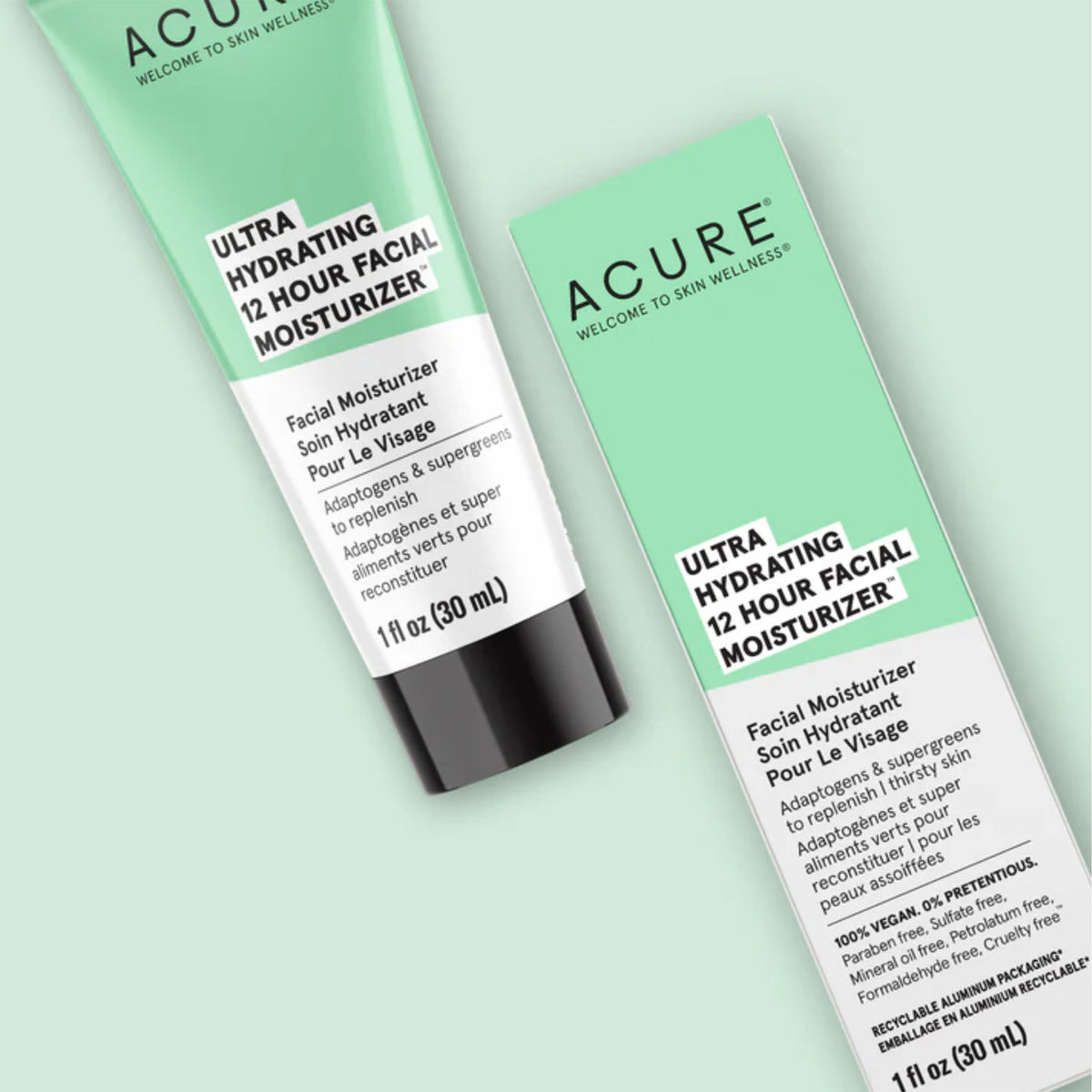 اكيور مرطب الوجه فائق الترطيب لمدة 12 ساعة - 30 مل