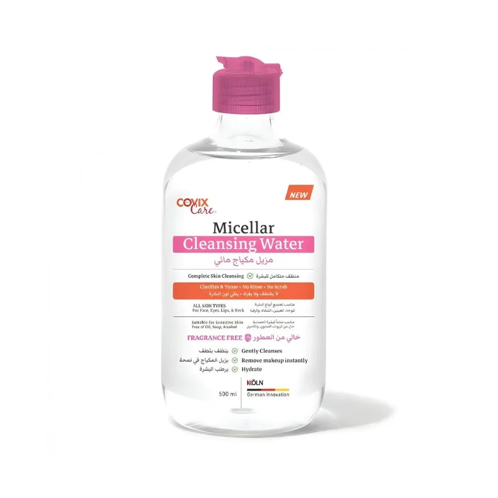 Covix Micellar Cleansing Water Fragrance-Free for All Skin Types – 500 ml