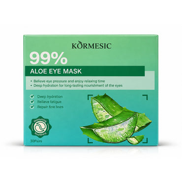 KORMESIC 99% Aloe Eye Mask – 30 Pairs / 80g