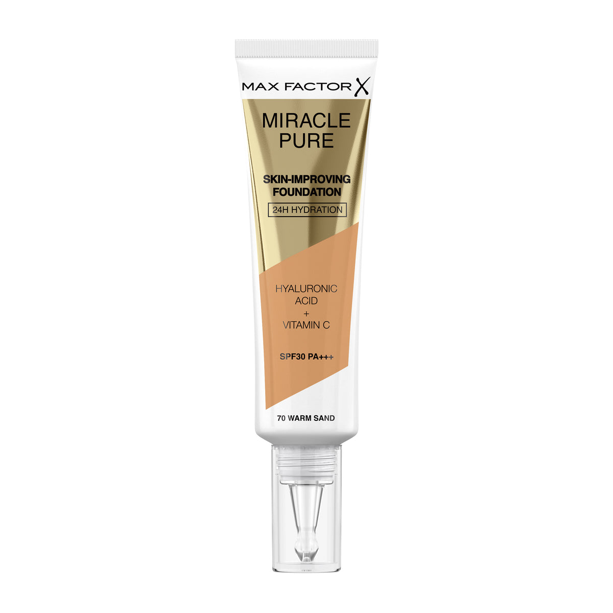 Max Factor Miracle Pure Skin-Improving Foundation SPF 30 PA+++ – 70 Warm Sand