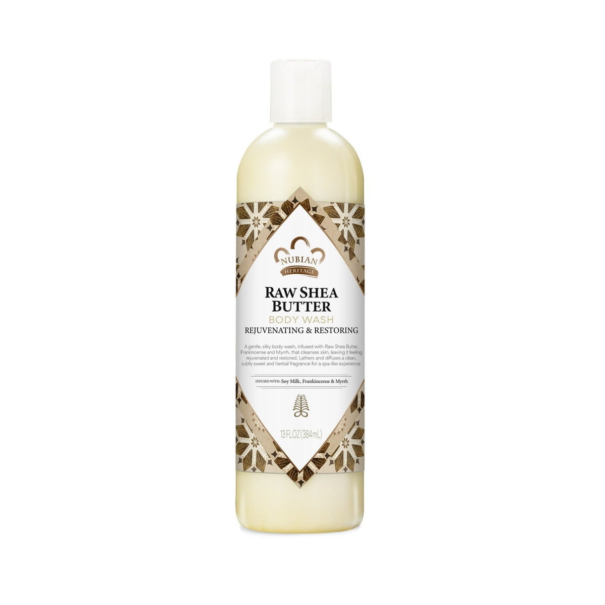 Nubian Heritage Raw Shea Butter Body Wash – Rejuvenating & Restoring – 384ml