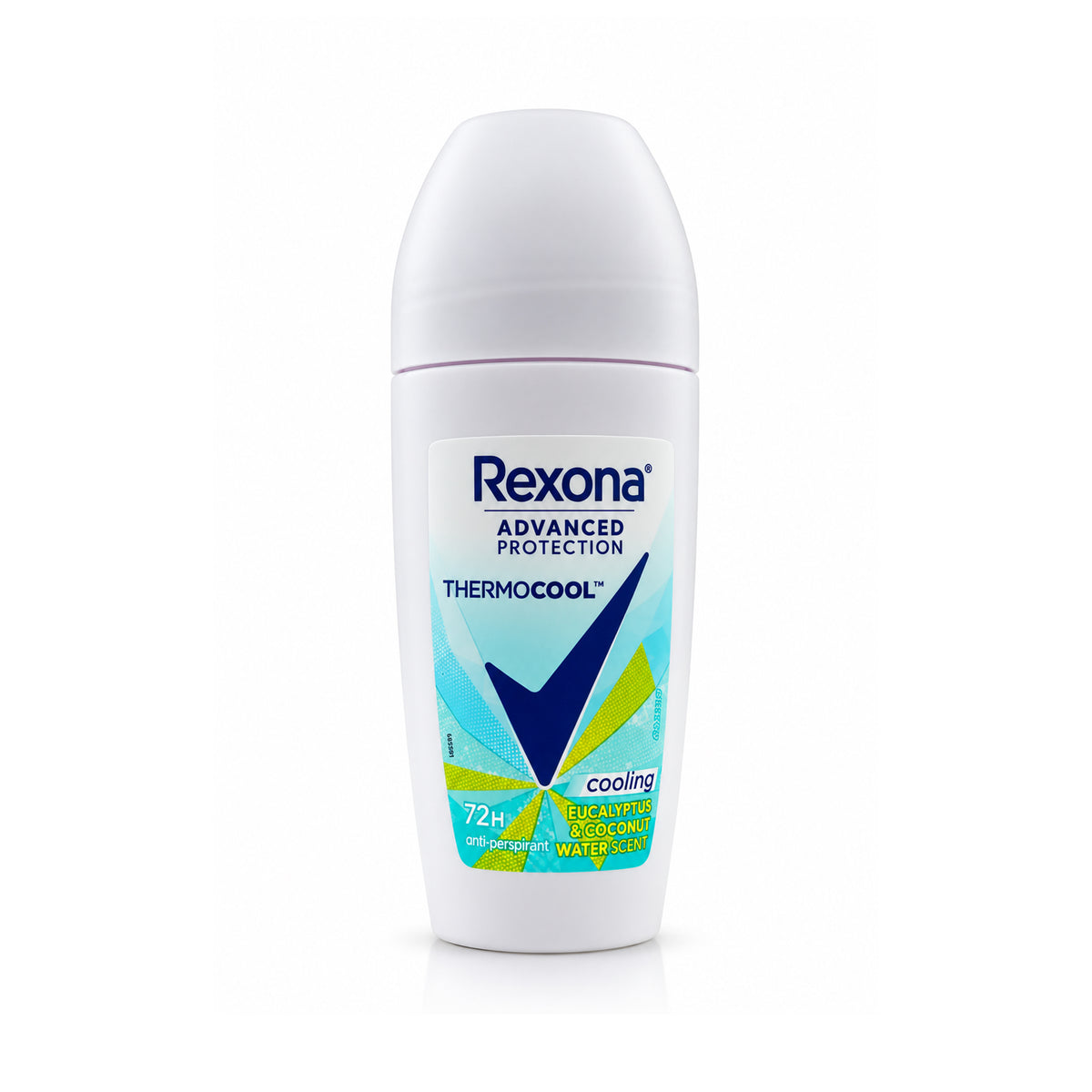 Rexona Advanced Protection Thermocool Cooling Eucalyptus & Coconut Water Scent Antiperspirant Roll-On for Women – 50 ml.
