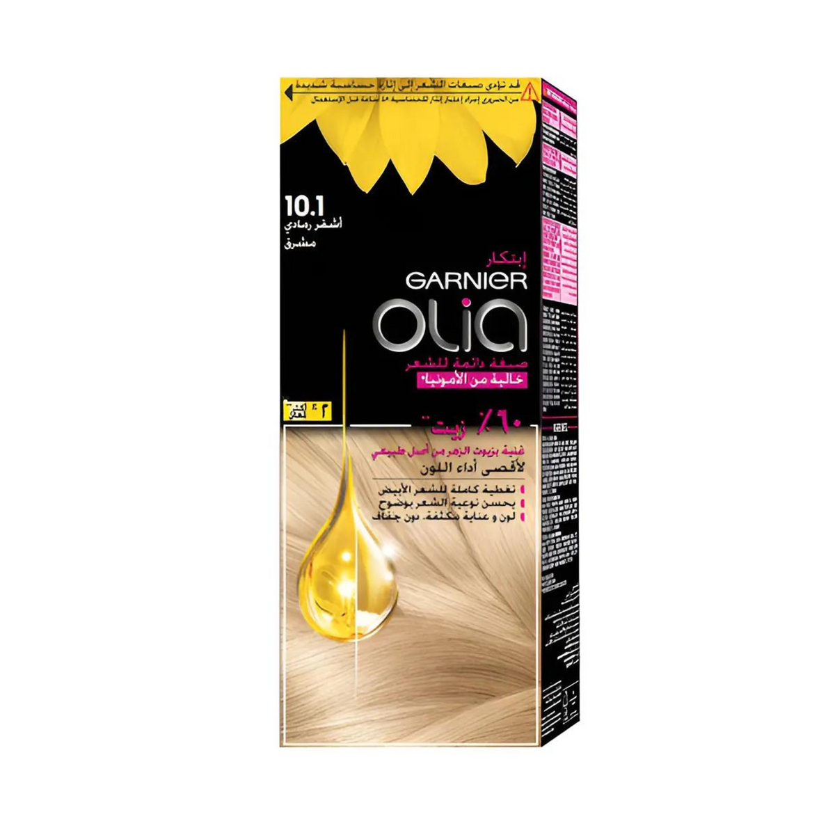 Garnier Olia Permanent colour 10.1 Ashy very light Blonde no Ammonia 60% with Oils