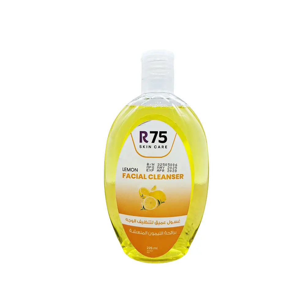 R75 غسول الوجه برائحة الليمون المنعشة 250 جرام