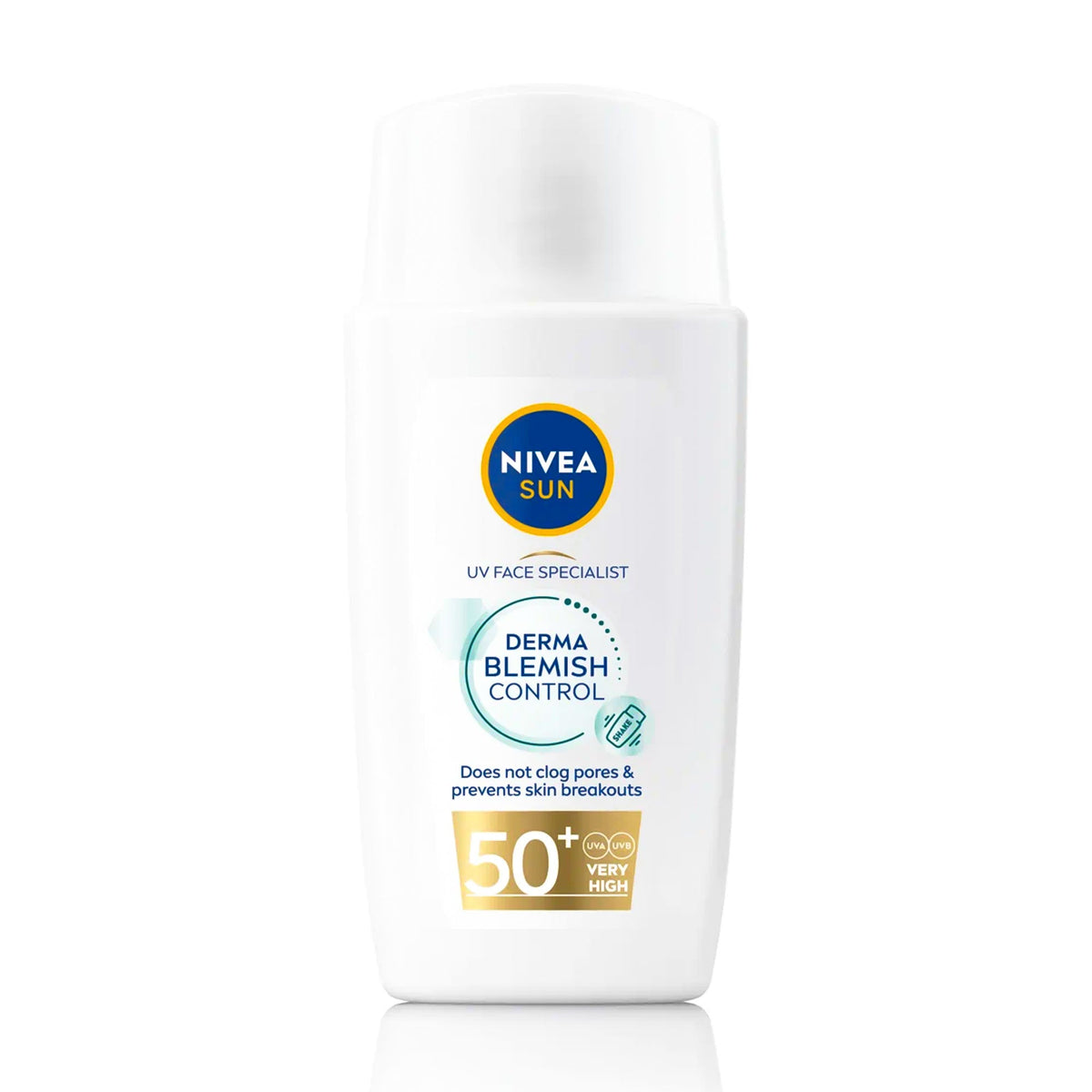 نيفيا صن كريم سائل للوجه للحماية من الشمس +SPF50 والتحكم في عيوب البشرة - 40مل