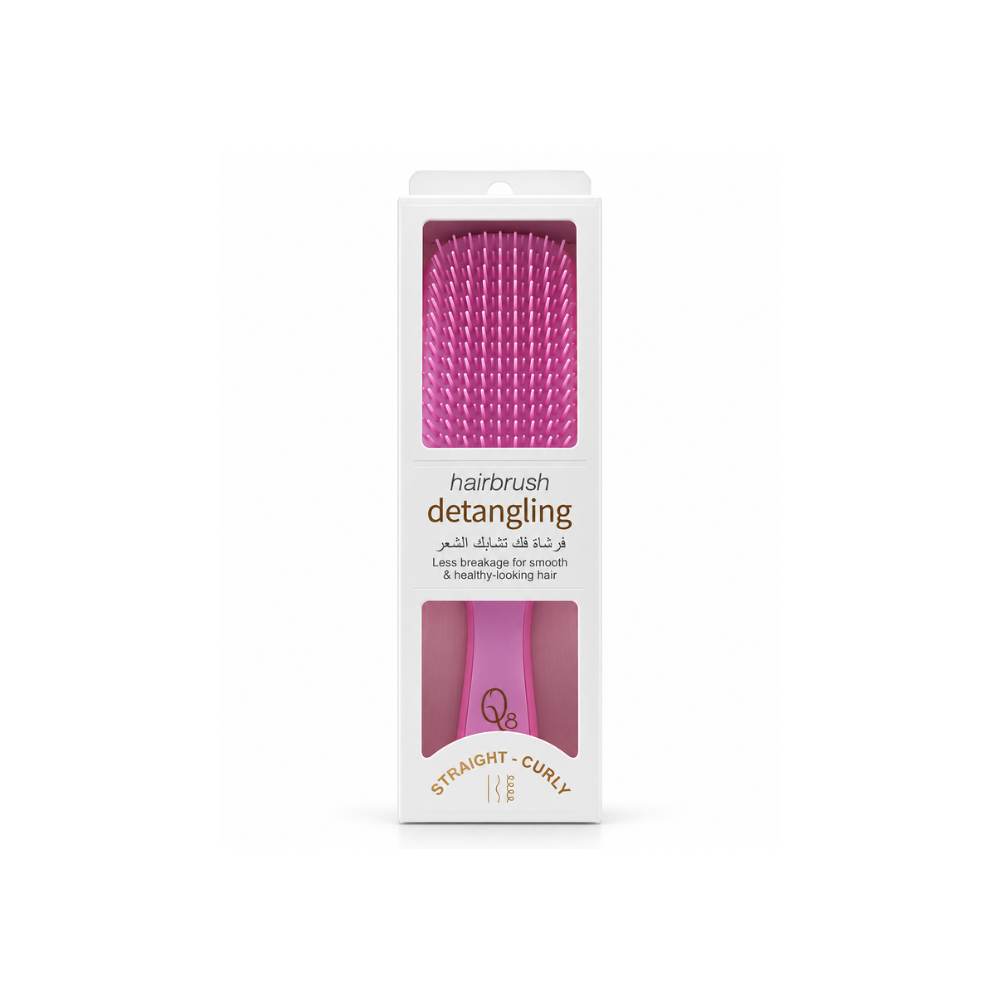 Q8 Pink Detangling Hairbrush