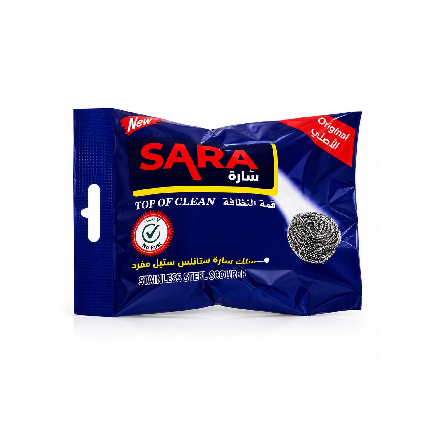 سارة سلك ستانلس ستيل مفرد فضي