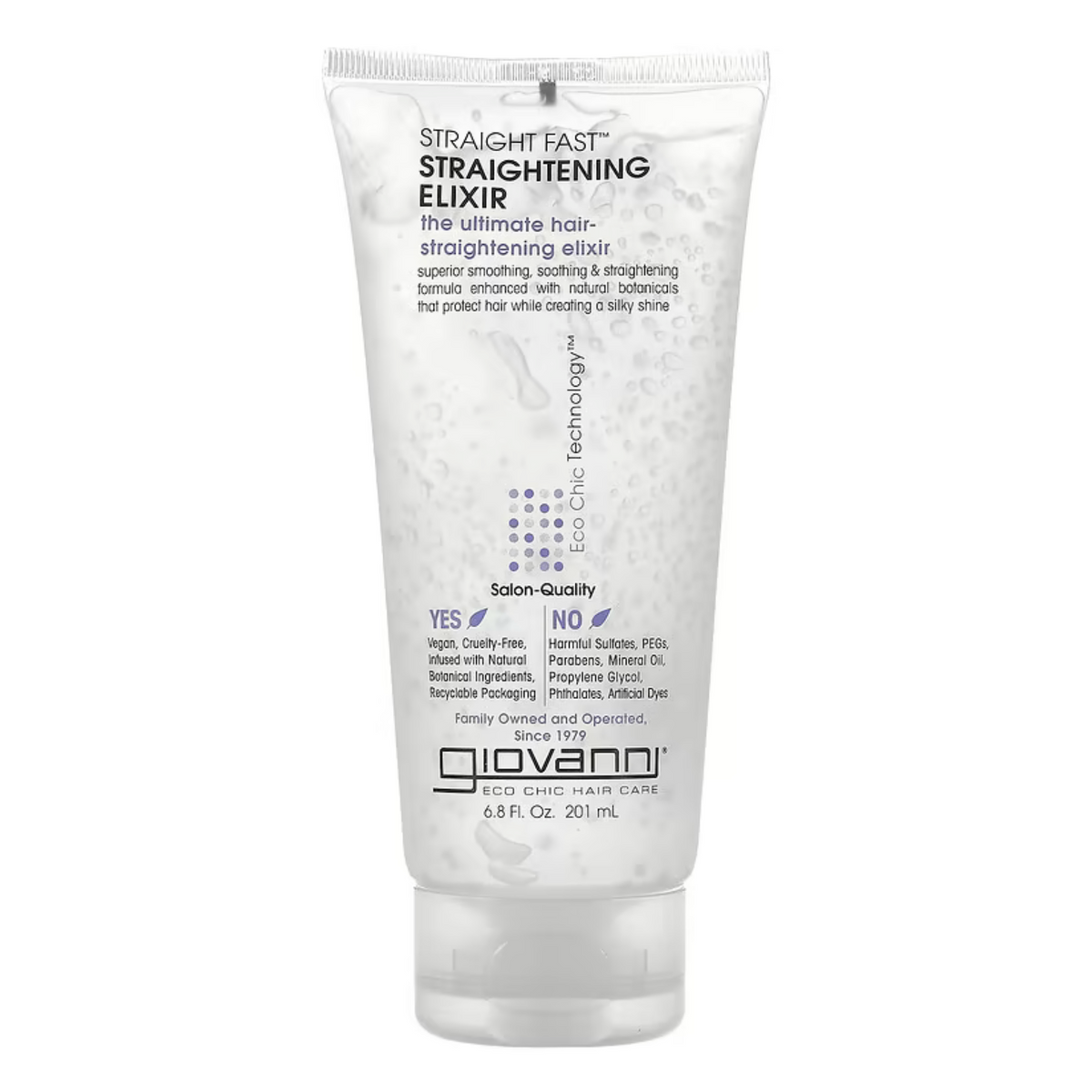 Giovanni Elixir Hair Straightening Gel Enriched with Natural Plants - 200ml
