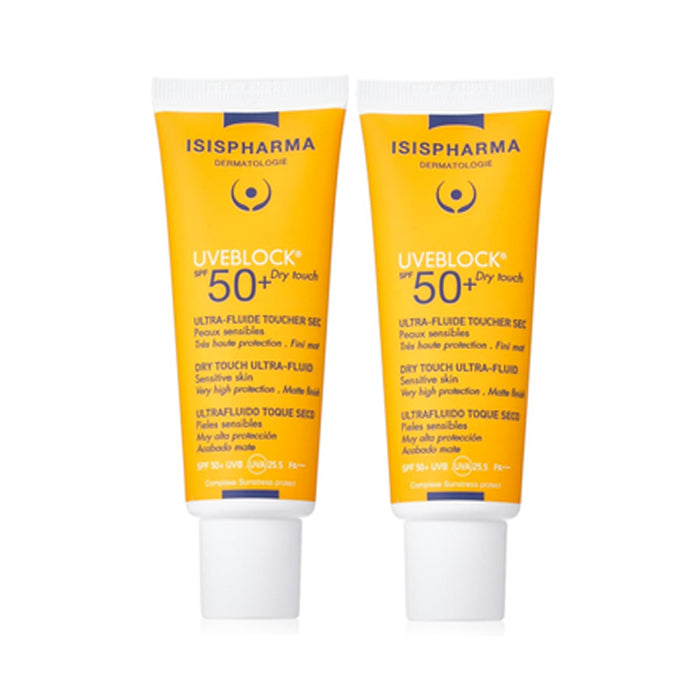 إيزيس فارما  يو في بلوك واقي شمس SPF50 لمسة جافة- 40 مل X (1+1 مجانا)