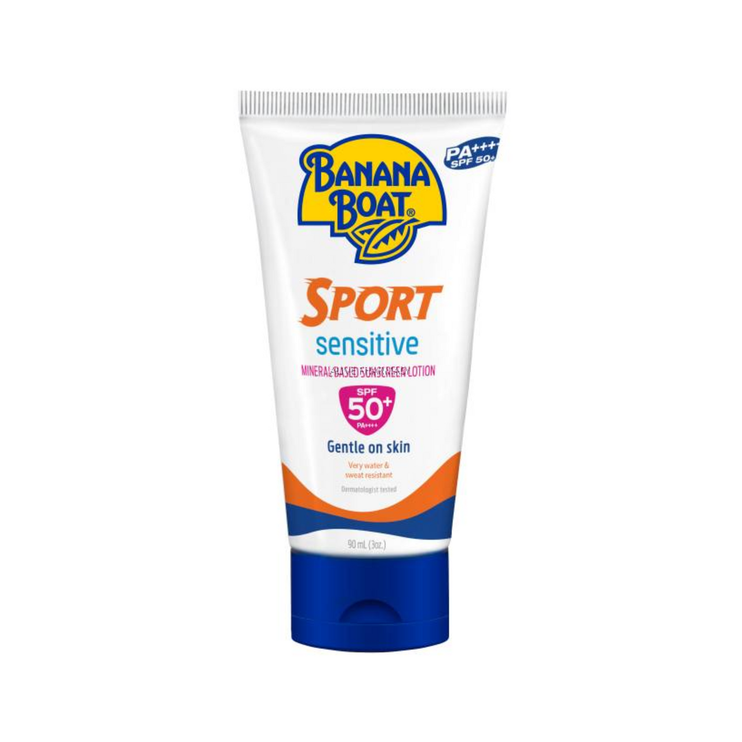 بنانا بوت سبورت لوشن واقي من الشمس SPF50 ذو اساس معدني للبشرة الحساسة - 90 مل