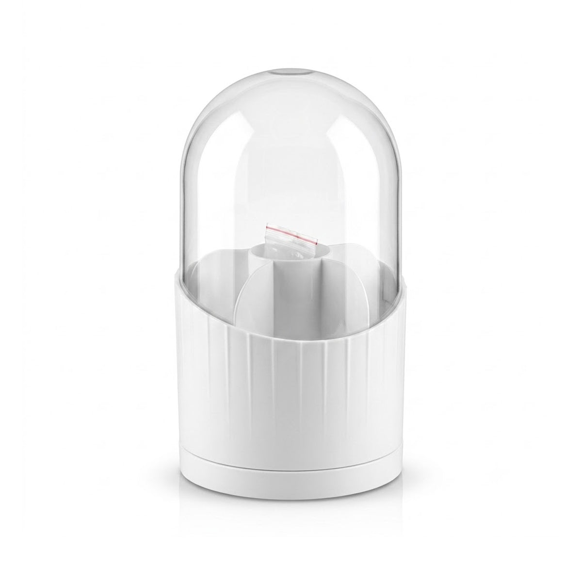 1-piece-plastic-cylindrical-makeup-organizer-with-a-transparent-lid