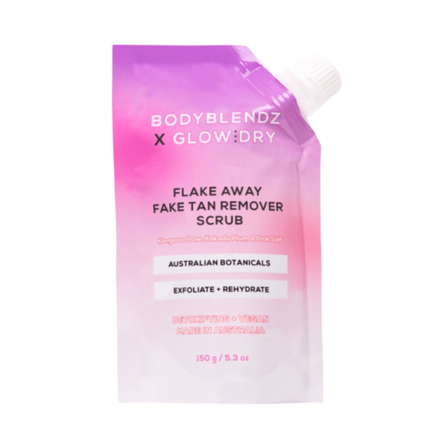 Body Blends Flake Away Fake Tan Removal Scrub - 150 grams