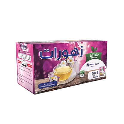 شتلة شاي أعشاب بنكهات متعددة  20 ظرف + 5 مجاناً – 50 جرام