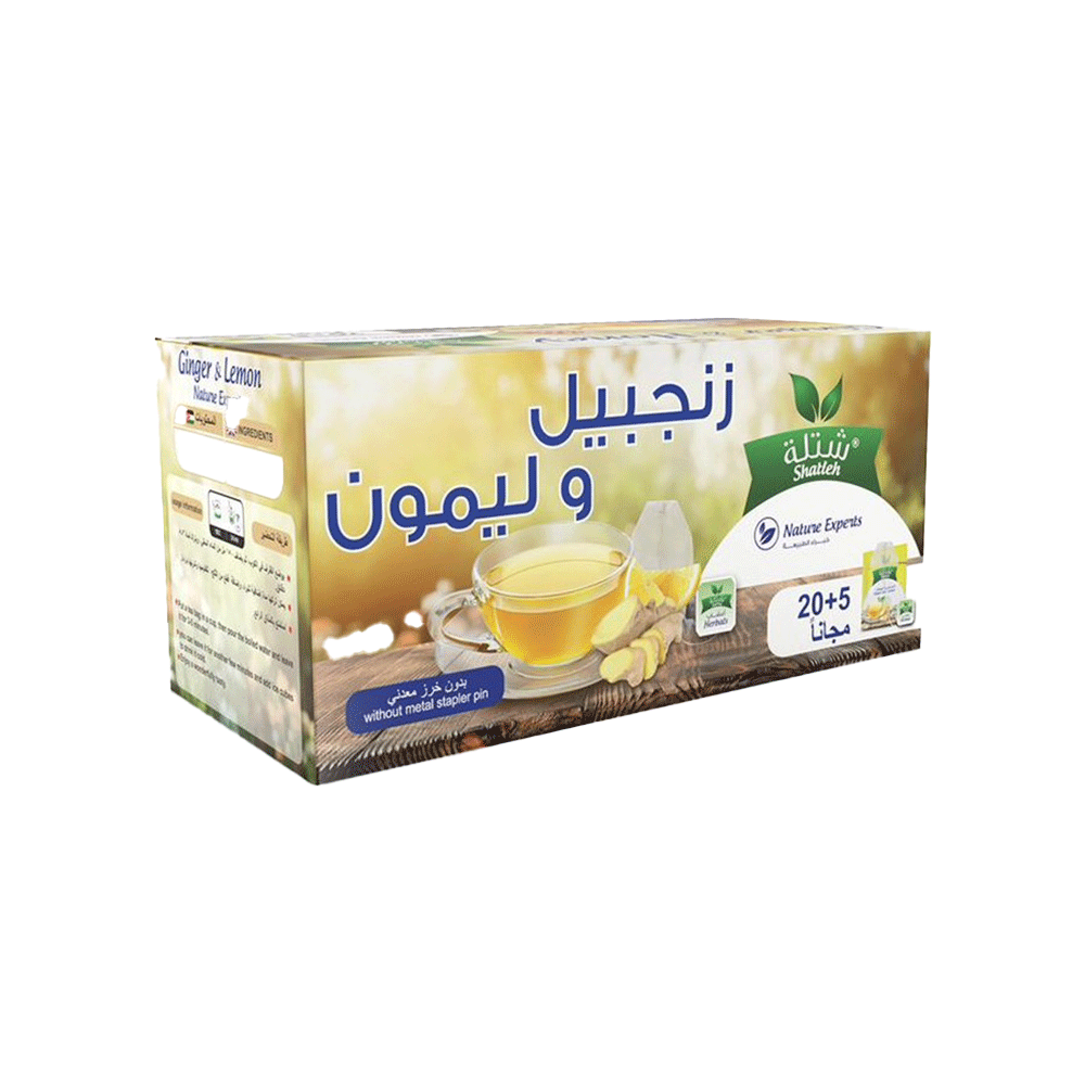 شتلة شاي أعشاب بنكهات متعددة  20 ظرف + 5 مجاناً – 50 جرام