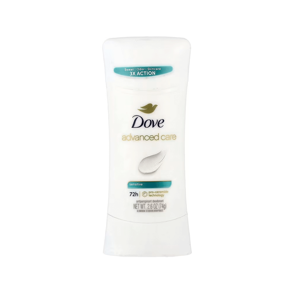 Dove Advanced Care Antiperspirant Deodorant Stick Sensitive 72h Protection-74g