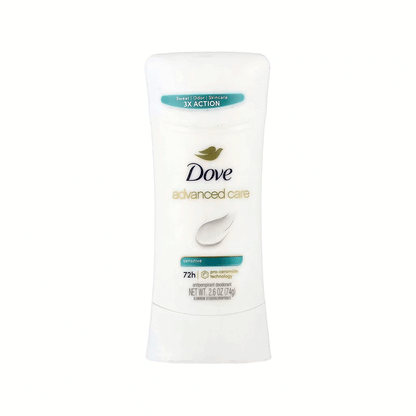 Dove Advanced Care Antiperspirant Deodorant Stick Sensitive 72h Protection-74g