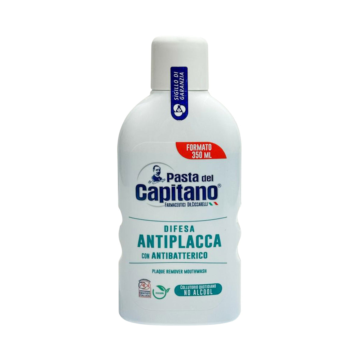 Pasta del Captiano Anti-Placca Mint Mouthwash -350 ml