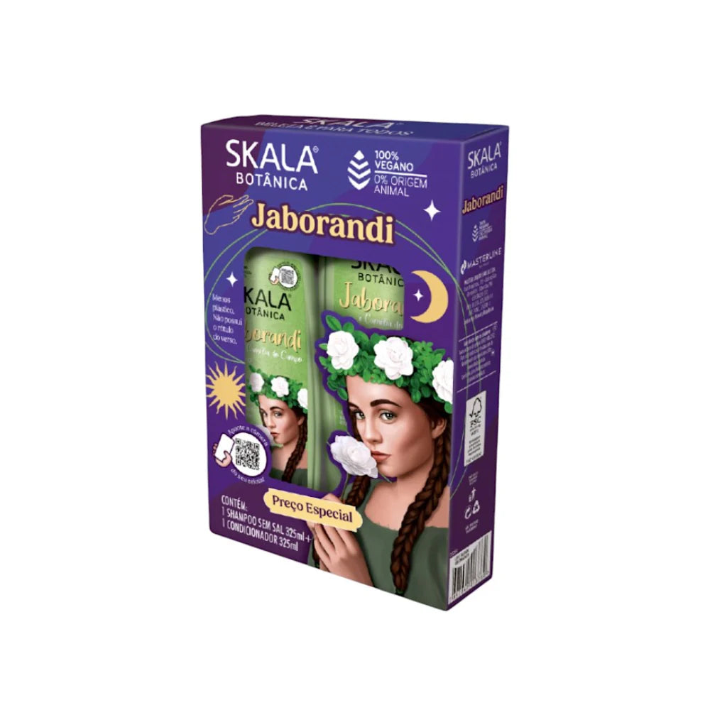 سكالا مجموعة جابوراندي شامبو + بلسم بالبورندي وزهرة الكاميليا (325 مل*2 عبوة)