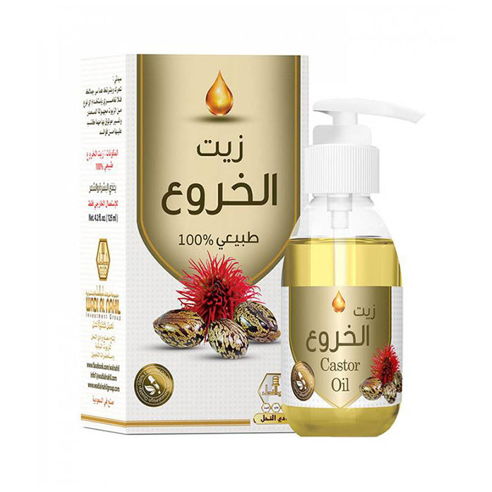 زيت الخروع طبيعي 100% من وادي النحل -125مل
