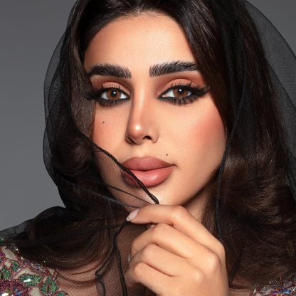 لافلي فورأفر امارا عدسات لاصقة الدرجة عيون المها -1 زوج عدسات