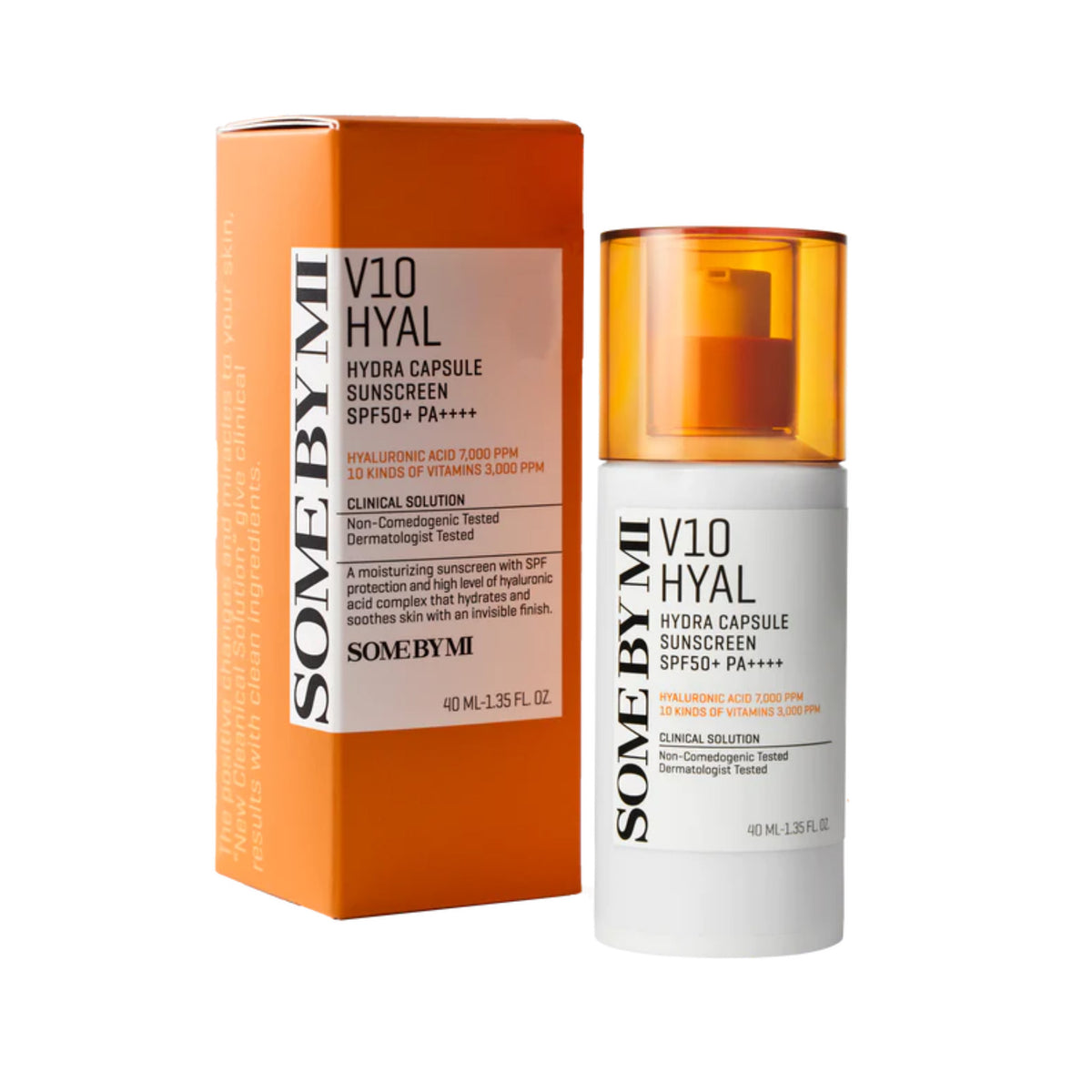 سوم باي مي  في10 هيال كريم واقي شمس مرطب مع SPF50 بحمض الهالورونيك-40 مل