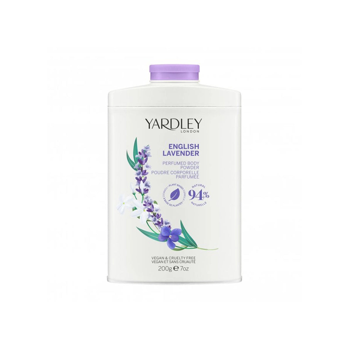 ياردلي لندن بودرة معطرة للجسم  – 200 جرام - ENGLISH LAVENDER