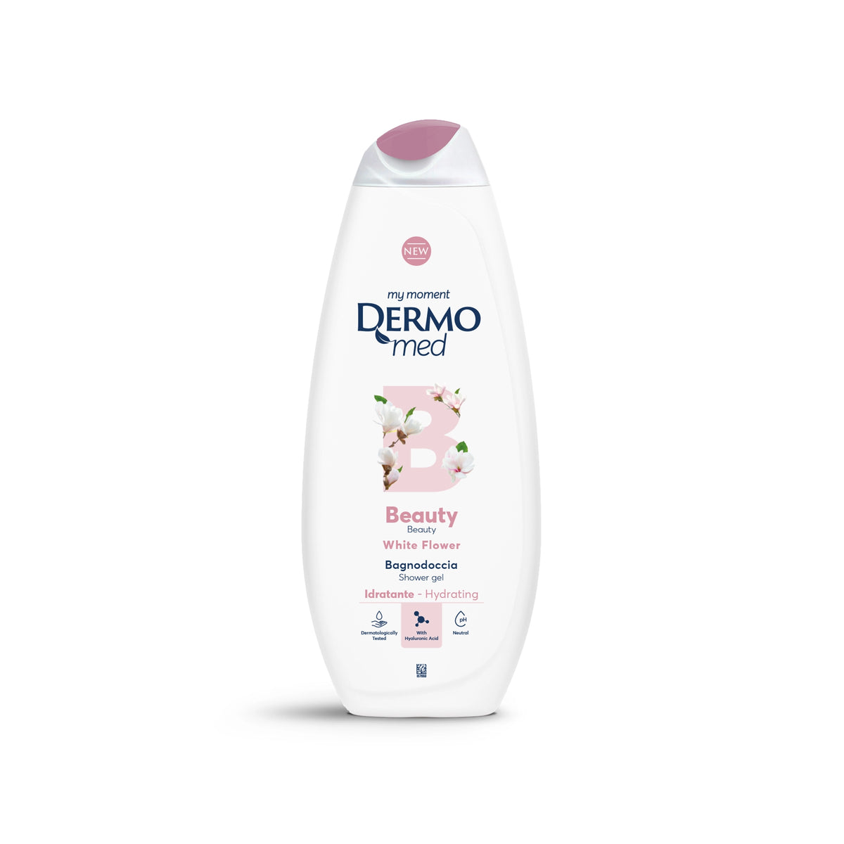 ديرمو ميد جل استحمام مرطب - 650 مل - WHITE FLOWER