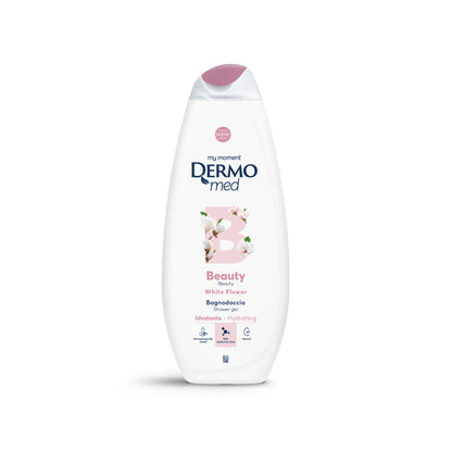 ديرمو ميد جل استحمام مرطب - 650 مل - WHITE FLOWER