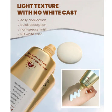 كي سيكريت كريم واقي شمس SPF50 بالكولاجين ترطيب ومكافحة التجاعيد – 60 مل