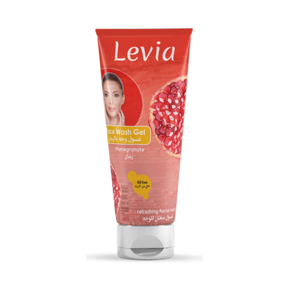 ليفيا غسول وجه بالرمان خالي من الزيت -200مل