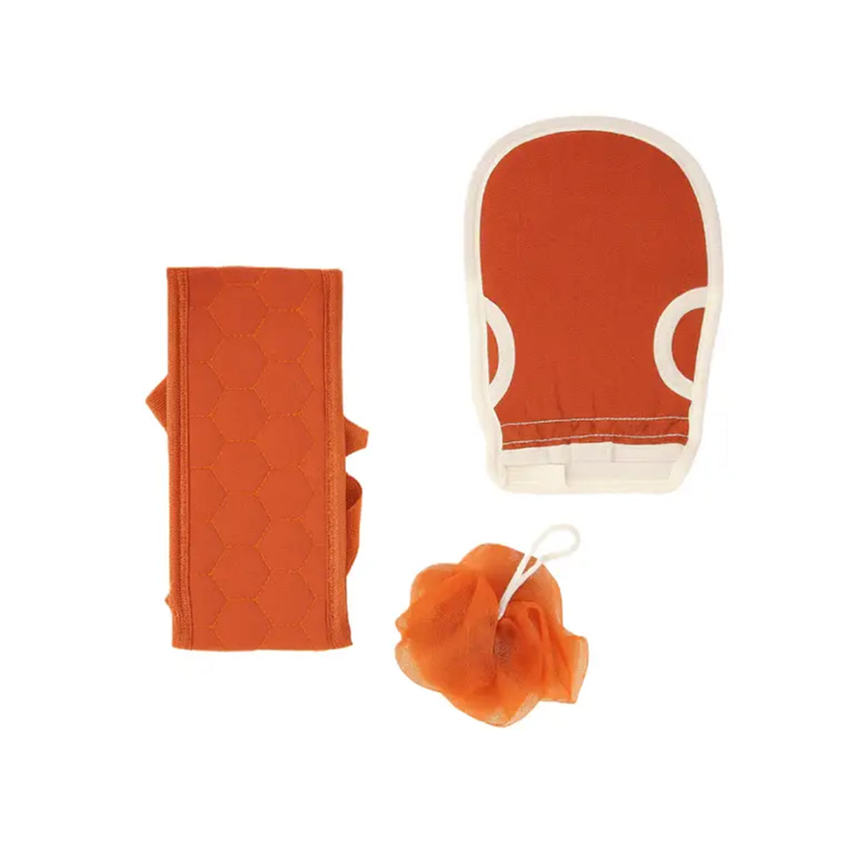 popular-braun-bath-set-mesh-loofah-back-scrub-with-handles-exfoliating-glove-3-pieces-assorted-colors