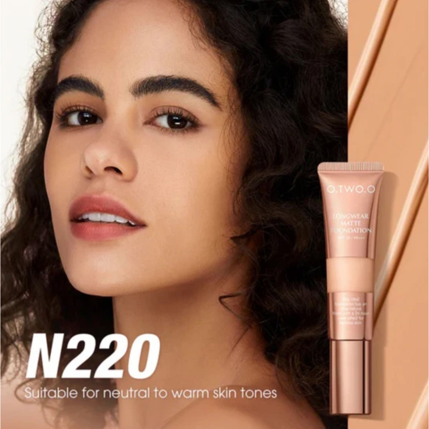 او تو او كريم  أساس مع واقي شمس SPF30 فل كفر درجة N220 مطفي-30 مل
