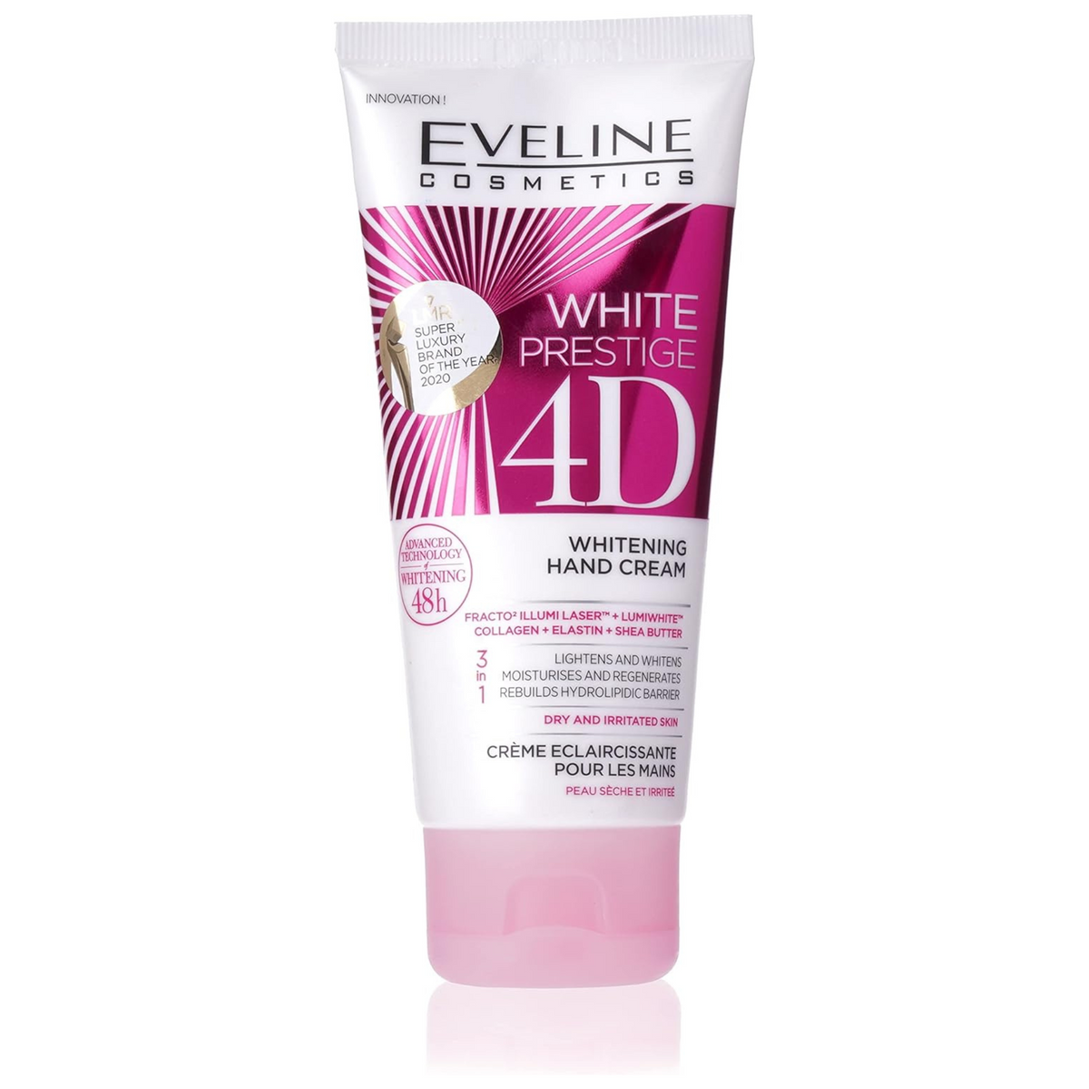 Eveline White Prestige 4D Hand Cream 48H Whitening and Moisturizing - 100 ml