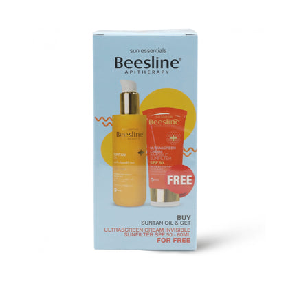 بيزلين زيت للإسمرار بالجزر مع واقي شمس SPF50 شفاف- 260 مل
