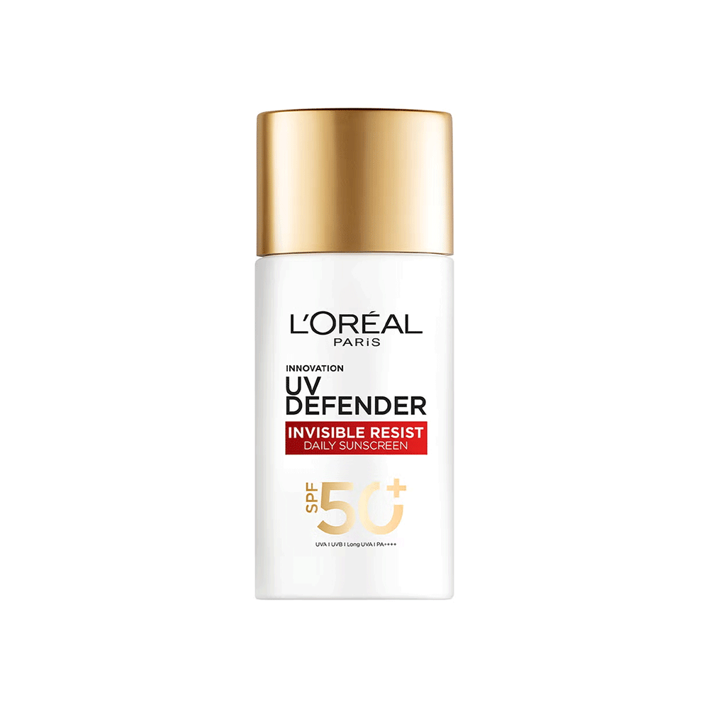 لوريال باريس يو في ديفندر واقي شمس +SPF 50 إنفيزيبل ريزست-50مل
