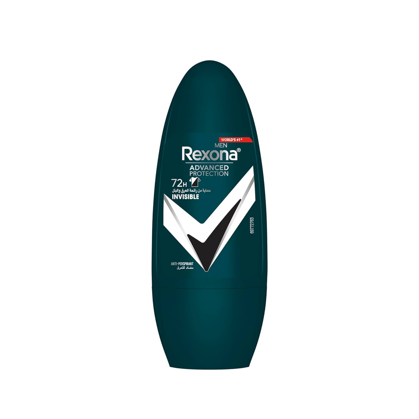 Rexona Men Deodorant Roll-on Invisible Anti-perspirant 72 Hour Protection - 50 ml