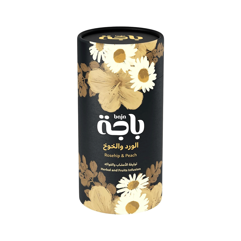باجة شاي أعشاب بالورد والخوخ - 20 ظرف 40 غرام