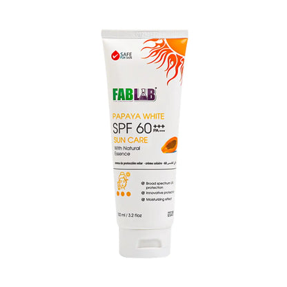 فاب لاب كريم واقي شمس 60spf بخلاصة البابايا الطبيعية  -100 مل