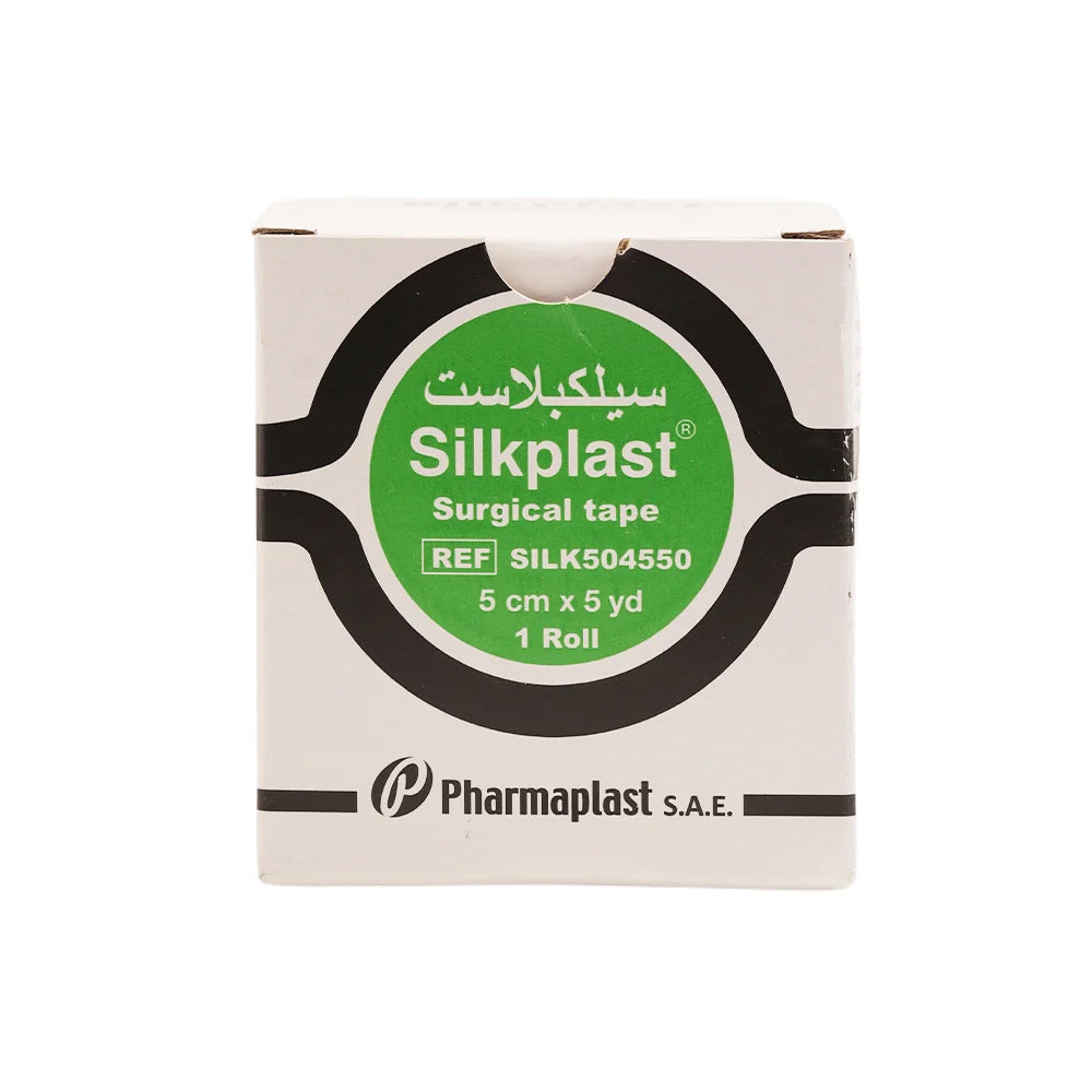 سيلكبلاست شريط لاصق جراحي-5سم × 5 يارد -1 رول