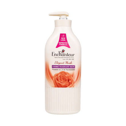 Enchanteur Elegant Musk Satin Smooth Perfumed Body Lotion - 500ml