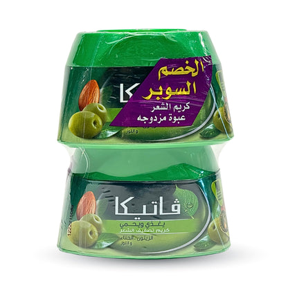 فاتيكا كريم تصفيف الشعر بالزيتون والحناء واللوز - 140x2جرام