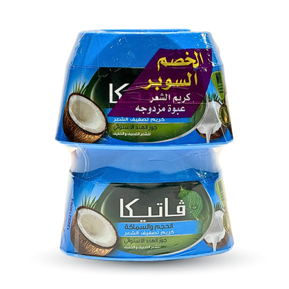 فاتيكا كريم تصفيف الشعر بجوز الهند الأستوائي - 2×140 مل