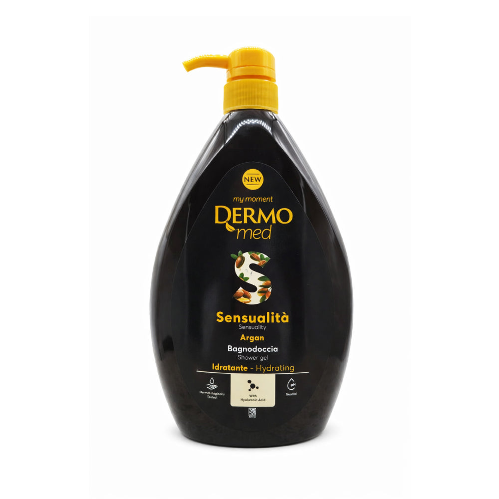 ديرمو ميد جل استحمام مرطب - 1000 مل - Argan