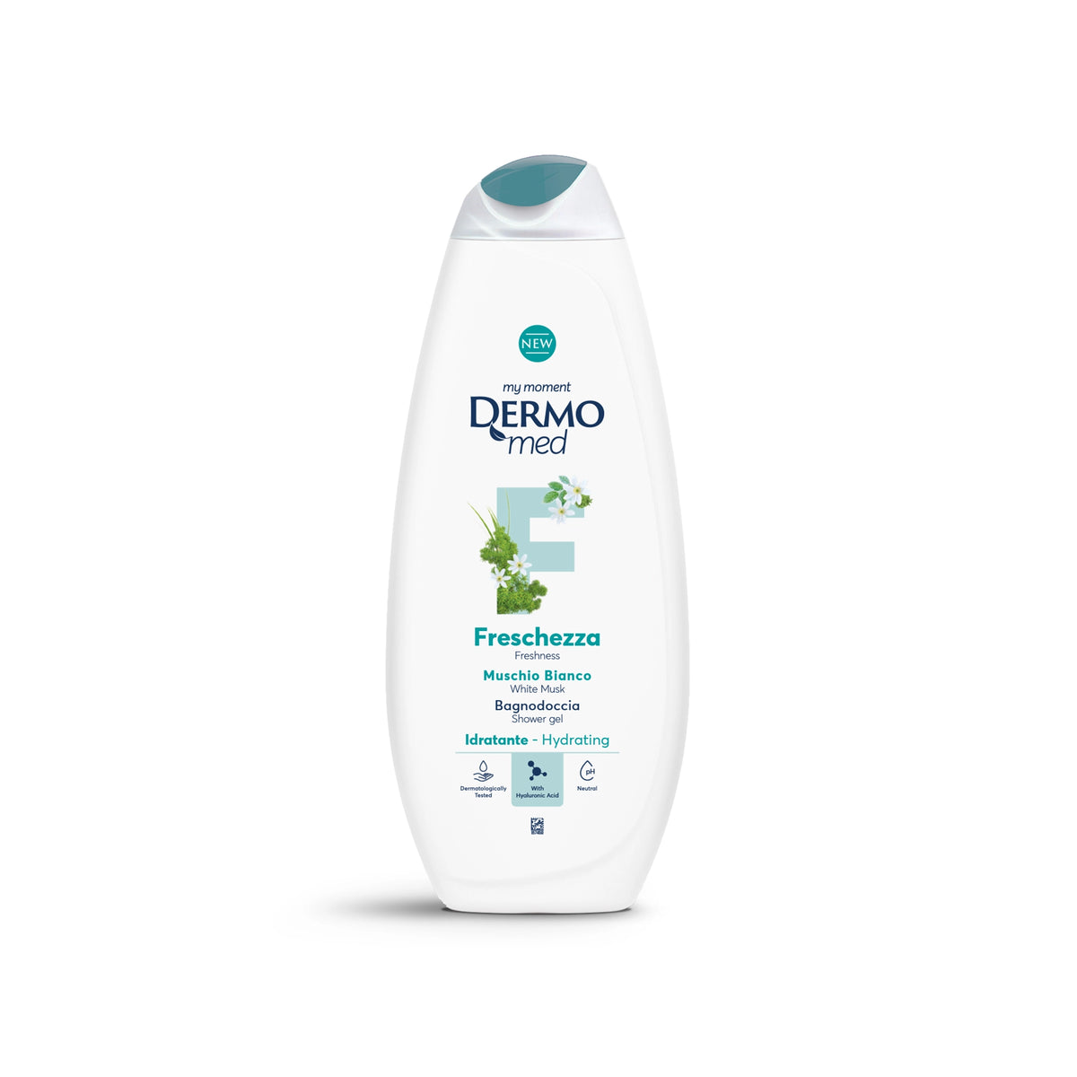 ديرمو ميد جل استحمام مرطب - 650 مل - MUSCHIO BIANCO