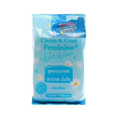 جوجي سيكرت يونغ مناديل مبللة نسائية نظيفة ومنعشة 20 قطعة