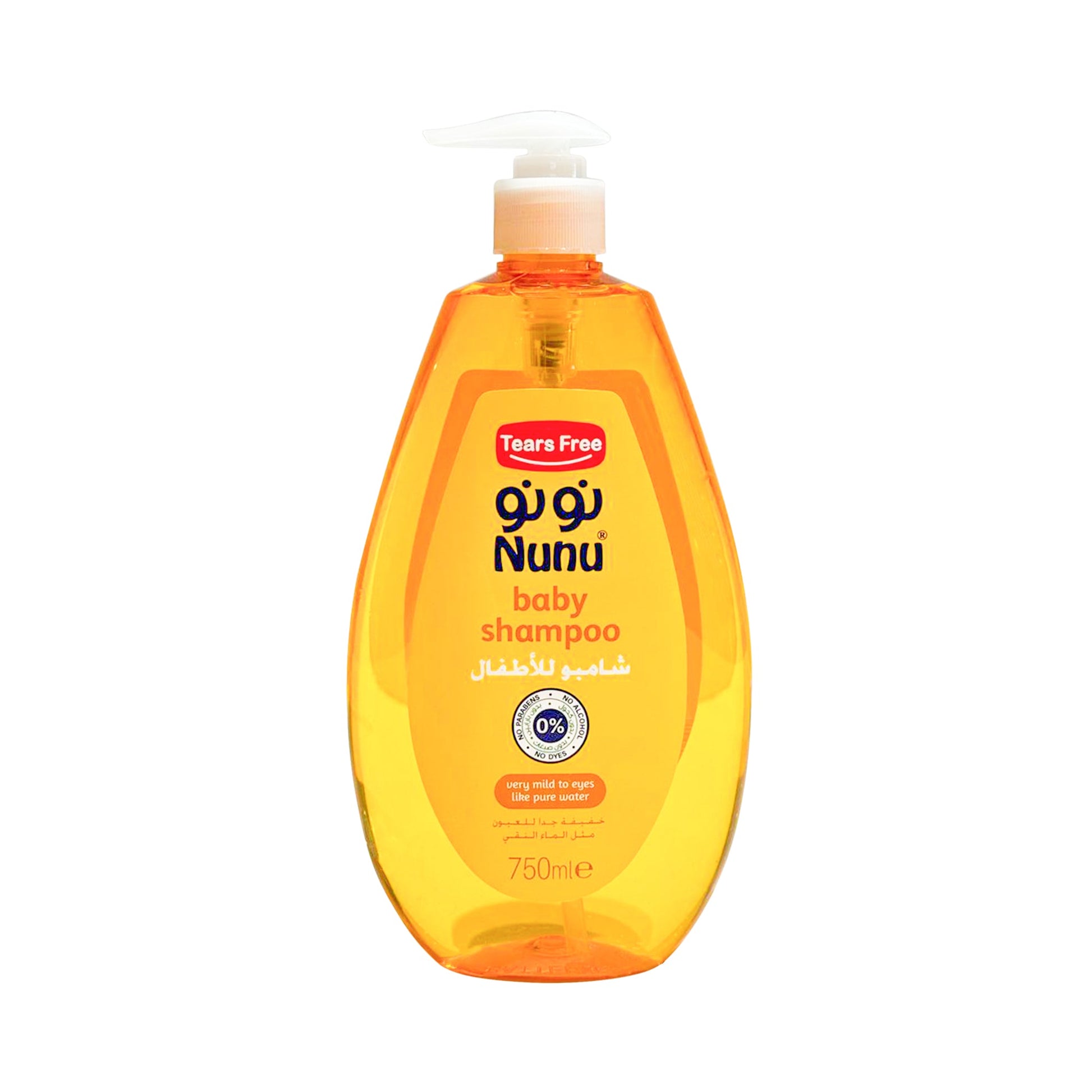Nunu very mild baby shampoo for eyes - 750 ml