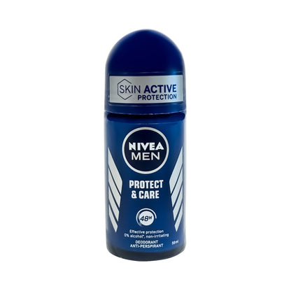 Nivea Skin Active Roll-On Deodorant for Protection and Care 48h for Men-50 ml